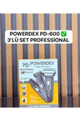 powerdex Traş Seti Erkek Saç Sakal 3 Pd-600 3 Lü Ayrı Bıçak Değiştirebilme - Aynı Gün Bedava Kargo thumbnail 1