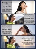 2x Bluetooth Kulaklık BT5.4 IPX4 Su Geçirmez ENC+TWS Dijital Göstergeli 4 Mikrofonlu Deri Tasarım thumbnail 2