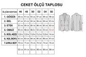 Plus Scorpion Gri Çizgili Erkek Kruvaze Blazer Ceket – İtalyan Kesim, Şık ve Modern Tarz thumbnail 6
