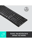 Logitech K270 Tam Boyutlu Kablosuz Türkçe Klavye - Siyah - 2