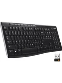 Logitech K270 Tam Boyutlu Kablosuz Türkçe Klavye - Siyah - 1