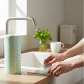 Technow Softtex 33 Yaprak Kopar Kullan Rulo Hassas Temizlik Bezi 27x30cm thumbnail 4