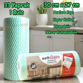 Technow Softtex 33 Yaprak Kopar Kullan Rulo Hassas Temizlik Bezi 27x30cm thumbnail 5