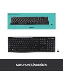 Logitech K270 Tam Boyutlu Kablosuz Türkçe Klavye - Siyah - 8