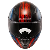 LS2 RAPID 2 ZOMBIE SİYAH-KIRMIZI KASK - 3