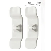 6'lı Pratik Kablo Toparlayıcı Yapışkanlı Klips Mutfak Air Fryer Kettle Kahve Tost Makinası-Findit thumbnail 4