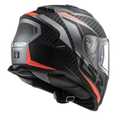 LS2 STORM 2 RACER MAT TITANIUM-NEON TURUNCU KASK - 2