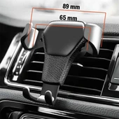 Araç İçi Klima Izgarasına Takılabilen Plastik Oto Telefon Tutucu Gravity-Findit thumbnail 3