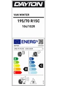 195/70R15C 104/102R 8PR,TL M+S SFM VAN WINTER HAFİF TİCARİ KIŞ LASTİĞİ (ÜRETİM YILI:2025) - 2