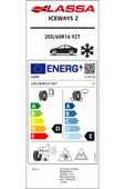 205/60R16 92T M+S SFM ICEWAYS 2 OTO KIŞ LASTİĞİ (ÜRETİM YILI:2025) - 1