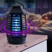 Tutma ve Asma Saplı Ledli Sinek Makinası 2W Sinek Öldürücü UV Mor Işıklı Aparat-Findit thumbnail 3