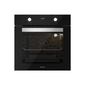 Silverline Siyah Ankastre Set :soho Siyah 60 cm Cam Davlumbaz , CS5335B01 Siyah Ankastre Cam Ocak , B06502B01 Siyah Ankastre Fırın thumbnail 2