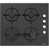 Silverline BO6502B02 - CS5343B01 Siyah Cam Ankastre Set thumbnail 2