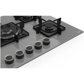 Ferre Ss Serisi Gri 5 Gözlü Ankastre Set ( QBL62CPR-SS038-D082 ) thumbnail 3