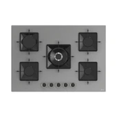 Ferre Ss Serisi Gri 5 Gözlü Ankastre Set ( QBL62CPR-SS038-D082 ) thumbnail 2