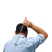 Pratik Kolay Teleskopik Metal Sırt Kaşıma Kaşağı Aleti Aparatı (2818) thumbnail 3