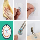 Deprem İçin Ultra Dayanıklı Çivisiz Duvarı Delmeden Ayarlanabilir Eşya Sabitleyici Aparat (2818) thumbnail 4