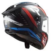 LS2 THUNDER KARBON SUPRA KIRMIZI-MAVİ KASK - 2