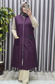 Kadın Tesettür Giyim Büyük Beden Ottoman Yelek thumbnail 1