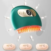 1 Adet Akıllı Elektrik Akımlı EMS Titreşimli Masaj Tarağı Kademeli Yüz Masaj Aleti Aparatı (2818) thumbnail 4