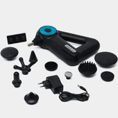 12 Farklı Başlıklı Profesyonel Masaj Tabancası - Kas Gevşetici ve Yorgunluk Giderici Masaj Aleti (2818) thumbnail 5