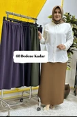 Kadın Tesettür Giyim Büyük Beden Ottoman Etek thumbnail 2