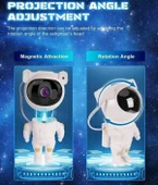 Astronot, Galaksi, Projektör, Uzaktan Kumandalı, Gece Lambası BWR-47 (2818) thumbnail 4