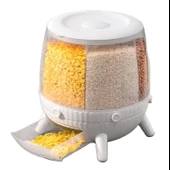 6 Bölmeli 360 Derece Dönebilen 6 Lt Bakliyat Organizeri (2818) thumbnail 2