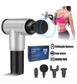Fascial Gun RH-320 6 Kademe Hız Ayarlı, 4 Parça Başlıklı, Usb Şarjlı, Masaj Tabanca Aleti (2818) thumbnail 1