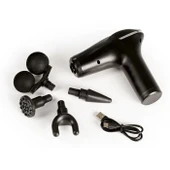 Akıllı Çipli Titreşimli Masaj Tabancası – 6 Hız Ayarlı, 4 Başlıklı, 3200 RPM Güçlü Motor, Sessiz Taşınabilir Masaj Aleti (2818) thumbnail 2