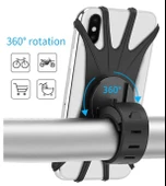 Esnek Silikon Örümcek Bisiklet Telefon Tutucu (2818) thumbnail 1