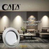 10 Adet Cata CT - 5257 6W Zebra LED Armatür Beyaz - Krom - 3 Renk - 3