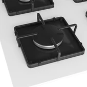 Beko BOCD K 6510 EB Beyaz Cam Ankastre Ocak thumbnail 5