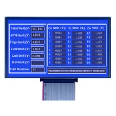 Powtify M6T24 Kasasız 24S Kanallı Yüksek Hassasiyetli Lityum Batarya Gerçek Zamanlı Voltaj Analizörü - 1