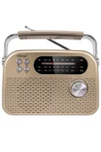 KBroad KTF-2026 Sarı Full Band Radyo - Nostaljik Görünümlü, Şarjlı, Güçlü Ses Çıkışlı thumbnail 1