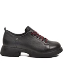 VENÜS 2553801K KALIN TOPUK KADIN DERİ AYAKKABI thumbnail 7