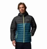 Columbia Powder Lite™ II Hooded Jacket Mavi Erkek Outdoor Mont WO6272 thumbnail 1