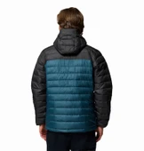 Columbia Powder Lite™ II Hooded Jacket Mavi Erkek Outdoor Mont WO6272 thumbnail 2