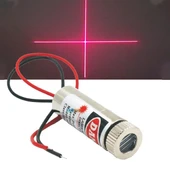 Weko WK-27171 Kırmızı Artı Düz Çizgi Lazer Modül 1.5-12VDC (5mW 650nm) thumbnail 1