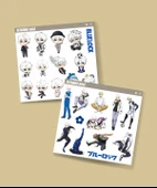 2li-Nagi Seishiro-BlueLock-parlak kağıt -sticker set-telefon süsleme Blue Lock etiket - 1
