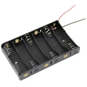 Powermaster Yan Yana 6'lı AA Pil Yuvası (IC-234B) thumbnail 1