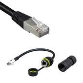 PowerMaster PM-24593 Erkek - Dişi IP68 Su Geçirmez RJ45 Konnektör - 1