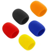 Tenon ZE-7130 5'li Standart 5 Renk El Mikrofon Süngeri (Sarı-Turuncu-Kırmızı-Mavi-Siyah) thumbnail 2