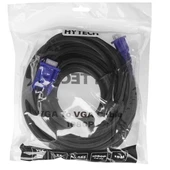 Hytech HT-VGA15 15 Pin Erkek/Erkek 15 Metre Vga Görüntü Aktarma Kablosu thumbnail 5