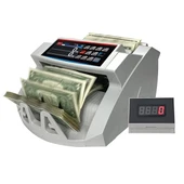 PowerMaster PM-25068 TRY-EUR-USD Sesli Karışık Ve Adet Para Sayma Makinesi Harici Ekranlı 80W 60db AC100-240V thumbnail 1