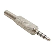 Powermaster 3.5 Mm Stereo 4 Boğumlu Metal Discman Jack Fiş - 1