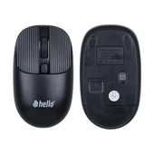 Hello HL-21808 Siyah 1000 DPI 2.4Ghz Kablosuz Bluetooth Mouse thumbnail 2