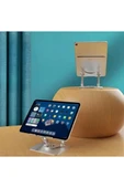Yükseklik Ayarlı 7-12 inç Metal Tablet Soğutucu Masaüstü 360 Dönen Ayaklı Laptop Standı ipad Tutucu thumbnail 7