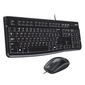 LOGITECH - MK120 USB Q SİYAH KABLOLU KLAVYE+MOUSE SET thumbnail 1
