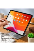 Yükseklik Ayarlı 7-12 inç Metal Tablet Soğutucu Masaüstü 360 Dönen Ayaklı Laptop Standı ipad Tutucu thumbnail 5